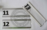 Табличка - карман №113. Кроме полосок - на карман можно нанести нумерацию.