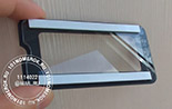 Табличка карман в виде рамки №130. Защитное стекло клеится с отступом 1-2 мм. от края рамки.
