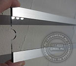 Табличка - карман №116. Еще один вариант таблички - с полосками из композитного пластика 1.7 мм.